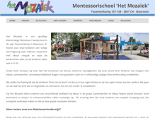 Tablet Screenshot of montessorihetmozaiek.nl